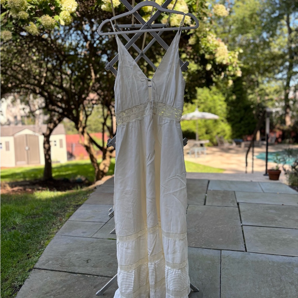 Reformation White Maxi Dress